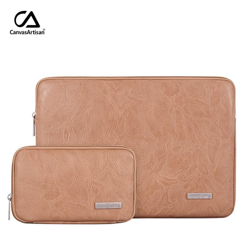 12-inch Laptop Sleeve Bag Set Lenovo Dell Tablets PC Inner Case Protective Cover PU Leather