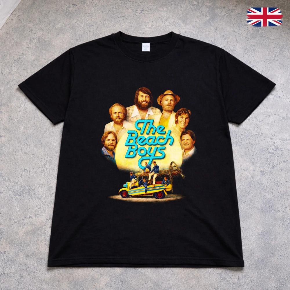 Beach Boys T Shirt Surf Rock Graphic Tee Vintage Style Adults Kids Black