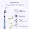 S-Shaped Toothbrush with Soft Bristles – Family Pack for Adults; Effective On Gums and Tongue, Ideal for Interdental Cleaning