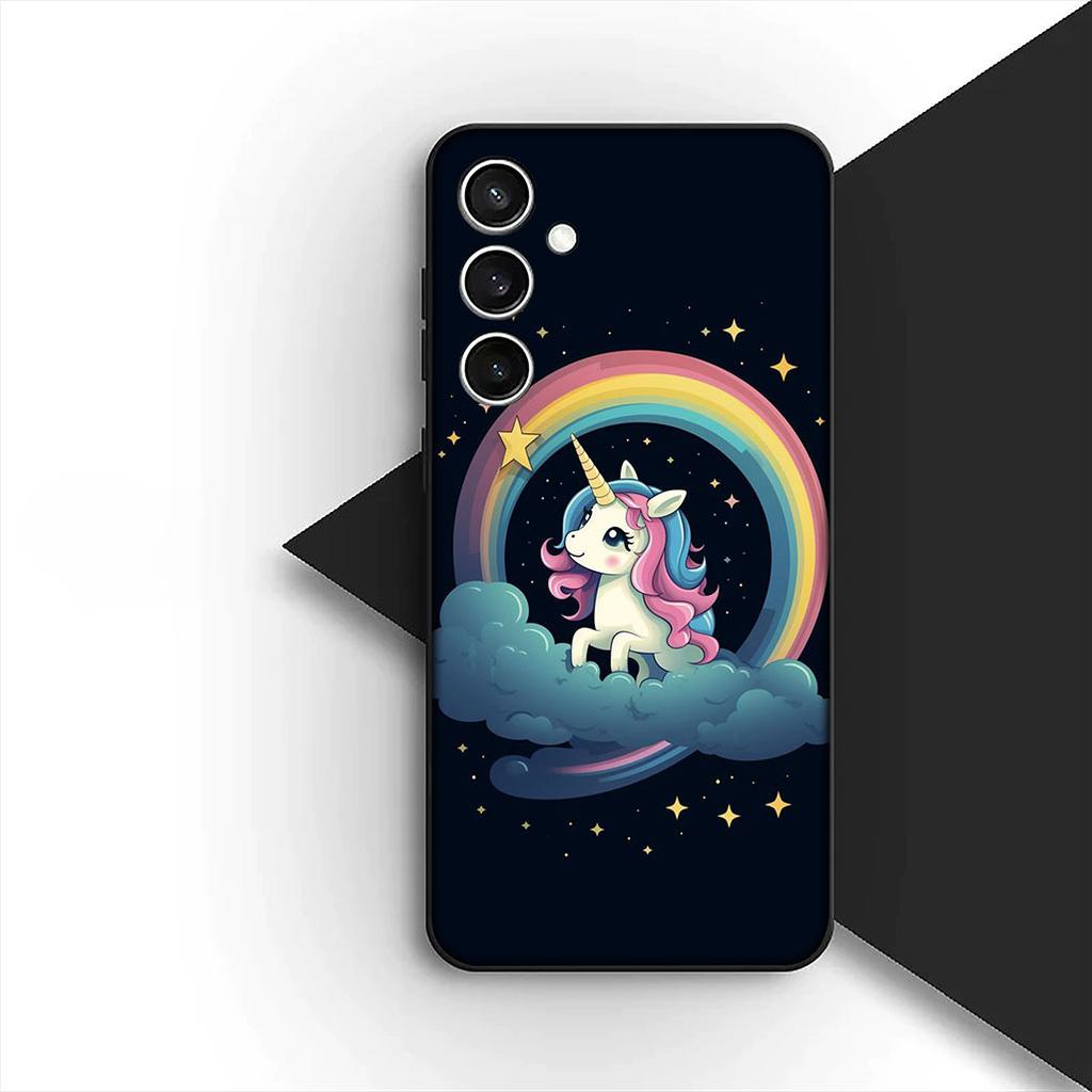 Чехол для телефона с рисунком 'Единорог Лошадь Комиксы' для Apple iPhone 17 14 15 16 Plus Pro Max 16E ProMax + 16Plus 14+ 16+ Защитный чехол