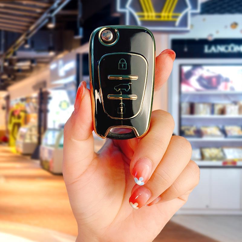 TPU Key Cover for Hyundai Sonata 8/Elantra - Premium Car Key Protection