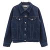 SENSE OF PLACE Denim Jacket M Indigo Blue Denim Jacket Trucker Women Used