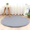 Round Children 'S Carpet Furry Girl Room Non -Slip Floor Mats White Artificial Rabbit Fur Living Room Bedroom Home Decoration Rugs 