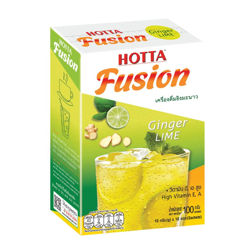 HOTTA Fusion Instant со вкусом имбиря и лайма 15 г x 5 пакетиков / 10 пакетиков - Тайский