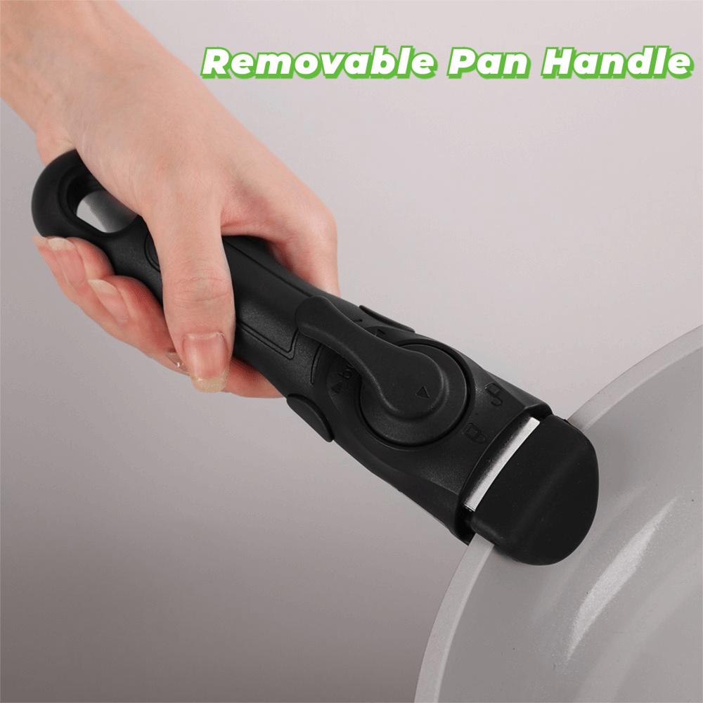 Knob-style Buckle Frying Pan Handle Anti-Scalding Pot Hand Grip Pot Replacement Clip Handle Bowl