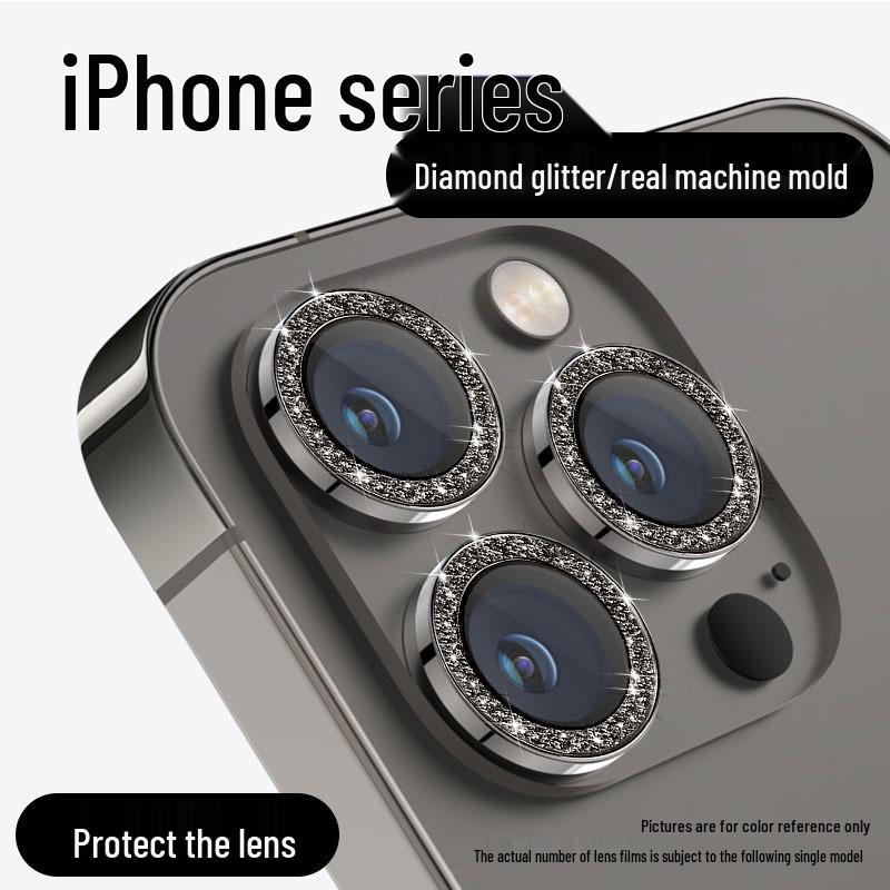 Высококачественная блестящая защитная пленка для линзы для Apple 15/14/13/12 Pro Max