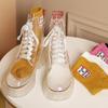 Fashion Transparent Platform Boots 2024 New Fashion Women Waterproof Ankle Boots Feminine Clear Heel Short Boots Sexy Female Rain Shoes