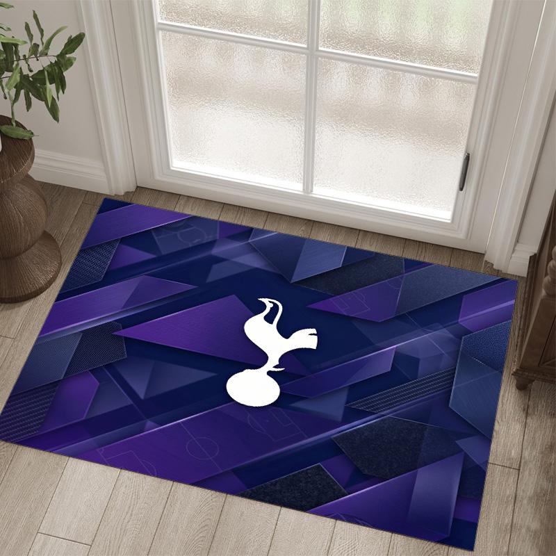 Дизайн Tottenham Hotspur Кристальный Велюровый Ковер Уютный Не?Нескользящий ковер с принтом для спальни, гостиной, прихожей