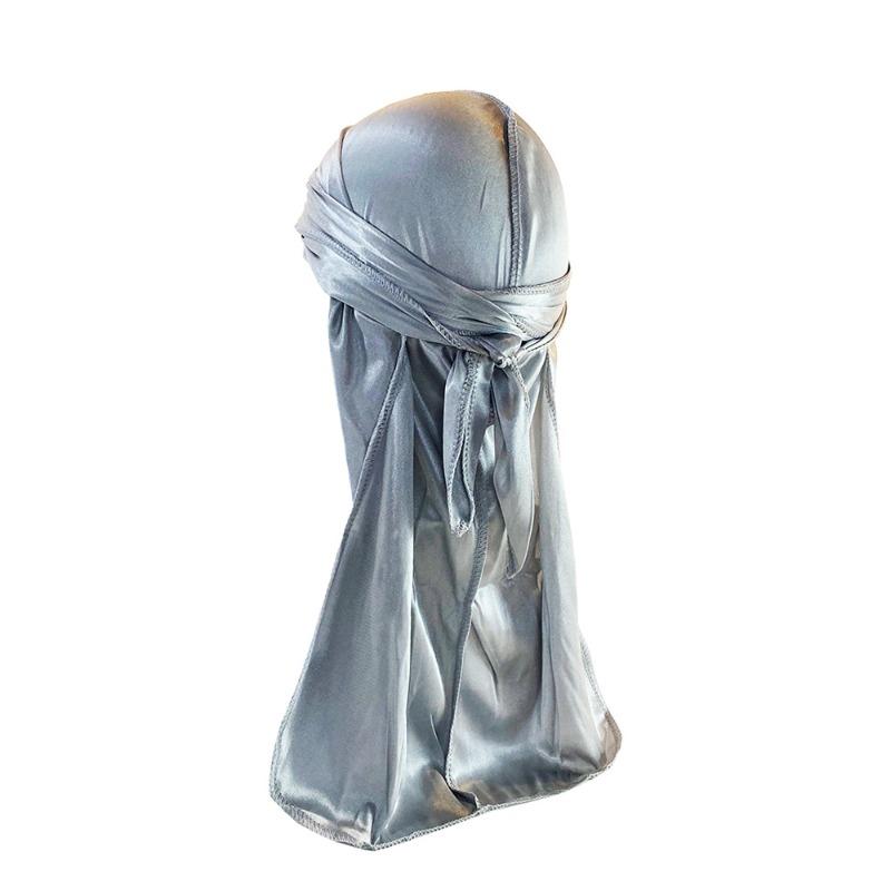 Уличный танцевальный велоспорт шарф на голову на резинке эластичный утолщенный плотный легкий тканевый длинный хвост шляпа SILKY DURAG