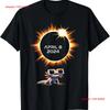 Total Solar Eclipse T Shirt 2024 Axolotl In Astronomy Glasses Vintage Top For Everyday Wear Versatile Fashion Stretched