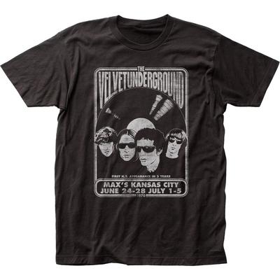 Velvet Underground Вельветовый Винил Мужская Футболка Рок-н-ролл Классическая Футболка Новая Черная
