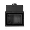 Water heating fireplace KRATKI ZUZIA DECO 12 kW Ø 200 black thermotec lining