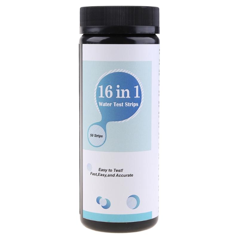 16-in-1 Water Test Strips Water Quality Test Kit Spa Test Strip for Hot Tubs Testing Calcium and Magnesium