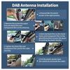 Precise DAB+ Antenna For Android Car Radio With USB Adapter GPS Stereo DAB Receiver Player Automatic Scan Support Channel List