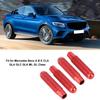 Aramox Door Lock Pins, 4pcs Car Door Lock Pin Knob Cover for Mercedes Benz