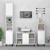 VidaXL Glossy White Sink Cabinet 80x33x60 Cm Engineered Wood 821294
