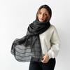 Solid Color Scarf for Women  European and American Headscarf  Spring and Summer Black Medium-length Scarf  Long Shawl