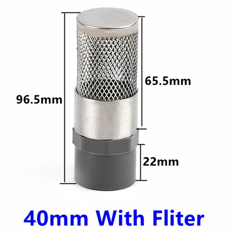 1/3Pcs Grey PVC Male Thread Straight Connector Garden Irrigation Pipe Fitting Filters Aquarium Fish Tank Feedwater Joint Filters