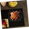 Heat Resistant Barbecue Grill Pan Non-Stick Coated Roasting Fish Plate Grill Basket  Picnic