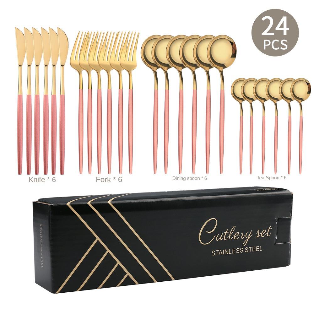 HANYANG 410 Посуда из нержавеющей стали. Товары для семейного отеля. Набор ножей, вилок и ложек для стейка. Посуда в западном стиле.