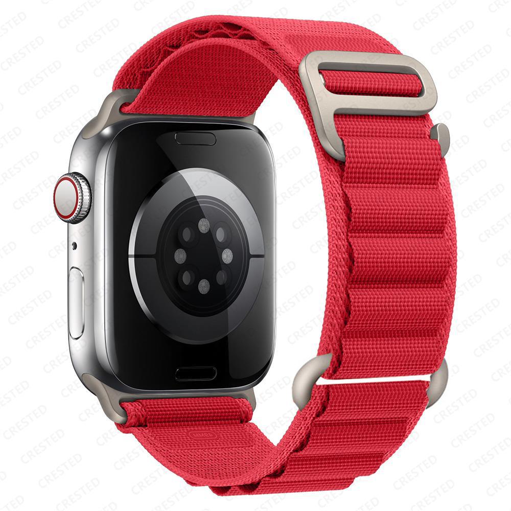 For Apple watch Ultra2 band 49mm 40mm 44mm 45mm 46mm 42mm 41mm Alpine loop Correas bracelet iwatch series 9 7 8 se 3 10 11 Strap