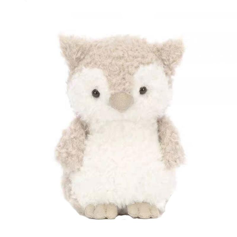 JELLYCAT Серия Птицы Сова Кукла-компаньон Плюшевая кукла 12 см высотой