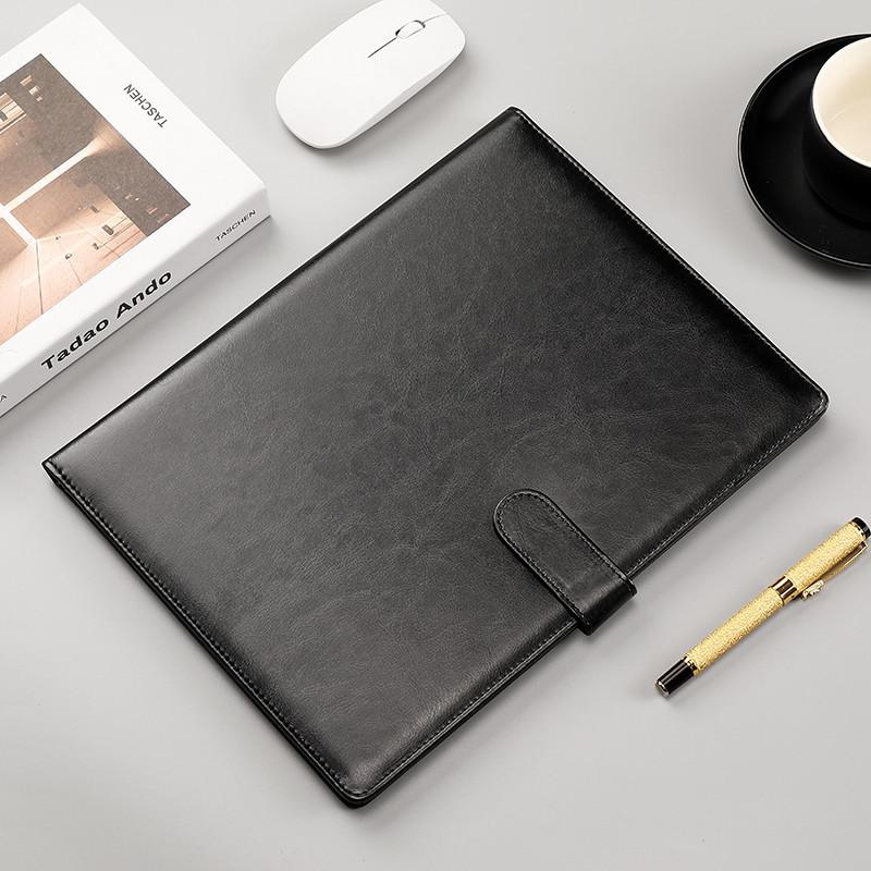 Многофункциональная папка для конференций формата А4, деловая папка для канцелярских принадлежностей, кожаные папки для контрактных файлов