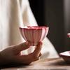Chinese light luxury lard frozen teacup master cup single ceramic kung fu tea set gift gift high-end teacup gift box