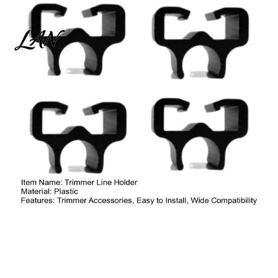 Lawn Mowers Accessories 4Pcs Trimmer Line Holder for Universal Shafts, Mower Cable Retainer Impact Resistant Clip, Fixing Clamps, Clip Set