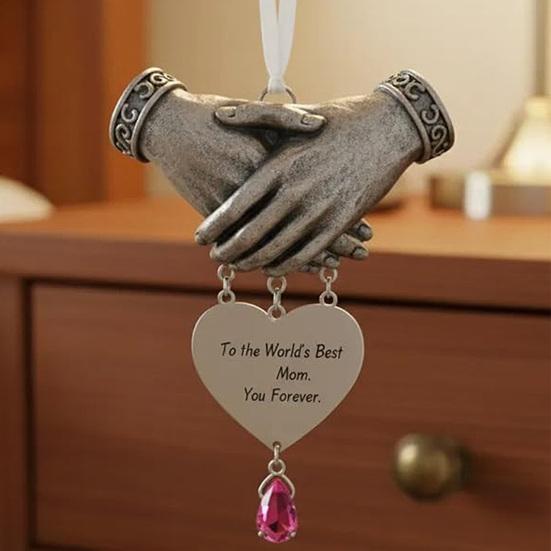 Metal Distressed Angel Decoration Handmade Silver Butterfly Charm Christmas Tree Hanging Ornament Keepsake Gifts for Women Her