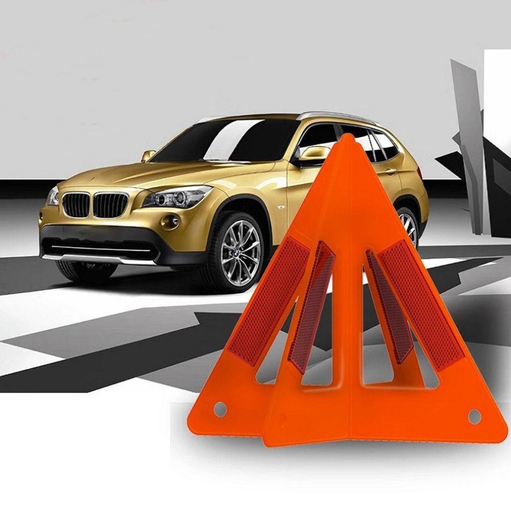 Plastic Car Emergency Breakdown Warning Foldable Stop Sign Reflector  Car Accessories