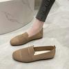 Летняя обувь на плоской подошве, женская весенне-осенняя новая обувь, туфли с круглым носком, туфли на одной педали