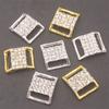 10pcs/20pcs Metal Buckle Belt Rhinestone Bikini Bra Decoration Diy Belt Loop Sewing Bag Accessories 15x12 Mm