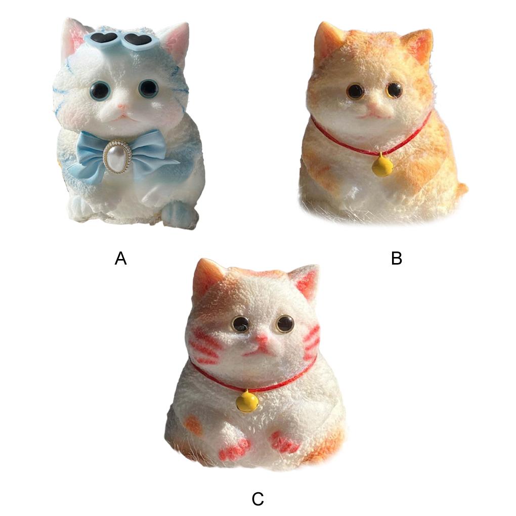 Игрушки-антистресс кошки Taba Squishys Для сенсорной игры и расслабления Игрушки-антистресс кошки Кошка Taba