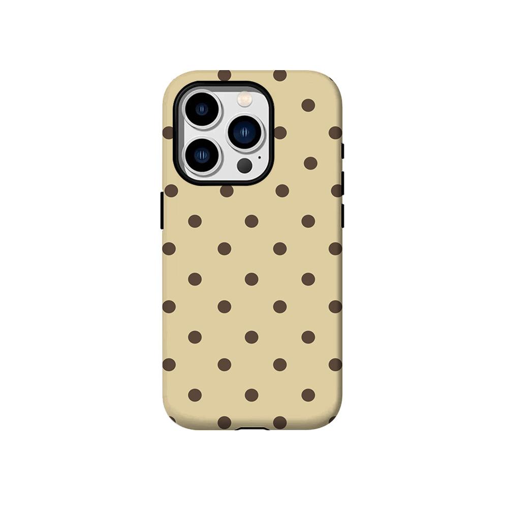 Роскошный чехол Clmj с алмазной сеткой и точками для iPhone 17 16 15 14 13 12 11 Air Pro Max Plus, Роскошная двухслойная задняя крышка