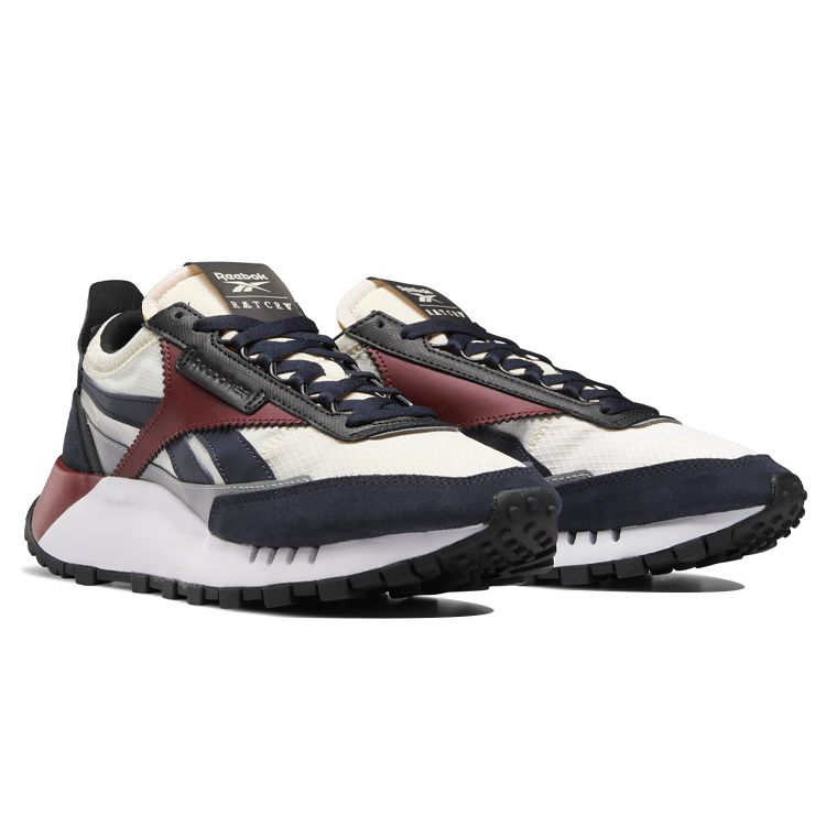 Reebok Романтическая Корона x Классическое Наследие Базовый Белый Колледж Бургунди Черный Унисекс Кроссовки G57861