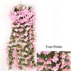  Artificial Fake Flowers Ivy Vine Hanging Garland Plant Wedding Home Decoration