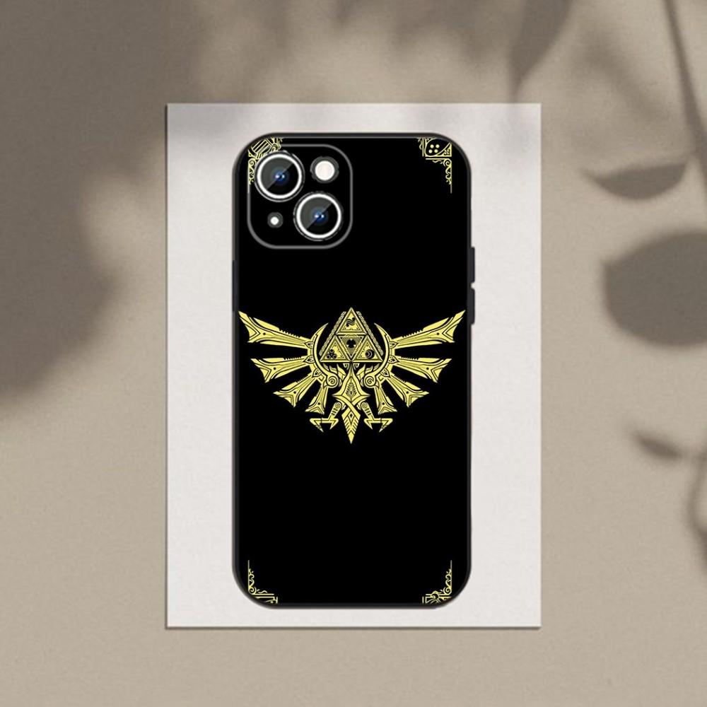 Z-Zeldas Game Phone Case Phone Case For Apple iPhone 15,14,13,12,11,XS,XR,X,8,7,Pro,Max,Plus,mini Silicone Black Cover
