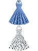 Retro 50s Hepburn-Style Waist-Cinching Slim Dress