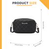 Square Shoulder Bag for Women Vintage Solid Color Square Crossbody Bags Suitable for Women Girls Gift
