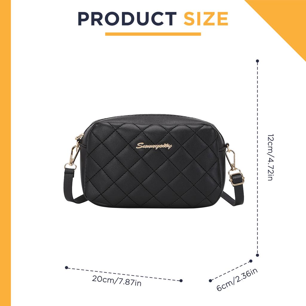 Square Shoulder Bag for Women Vintage Solid Color Square Crossbody Bags Suitable for Women Girls Gift