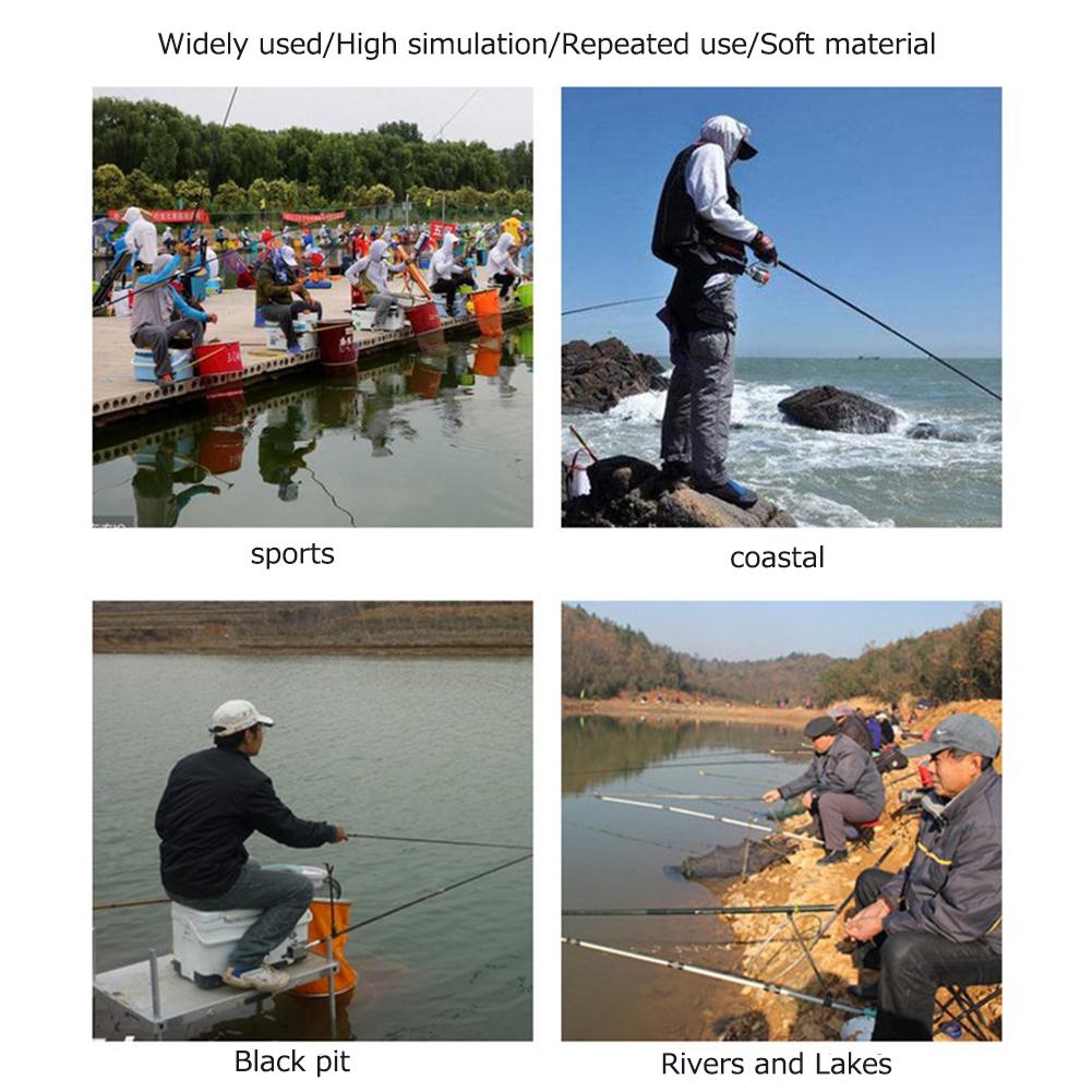 100 шт. Красные черви, мягкая приманка, похожая на наживку для ловли земляных червей, карпа, окуня, 5 см/1,97 дюйма, искусственная приманка для рыбалки, аксессуары для рыбалки