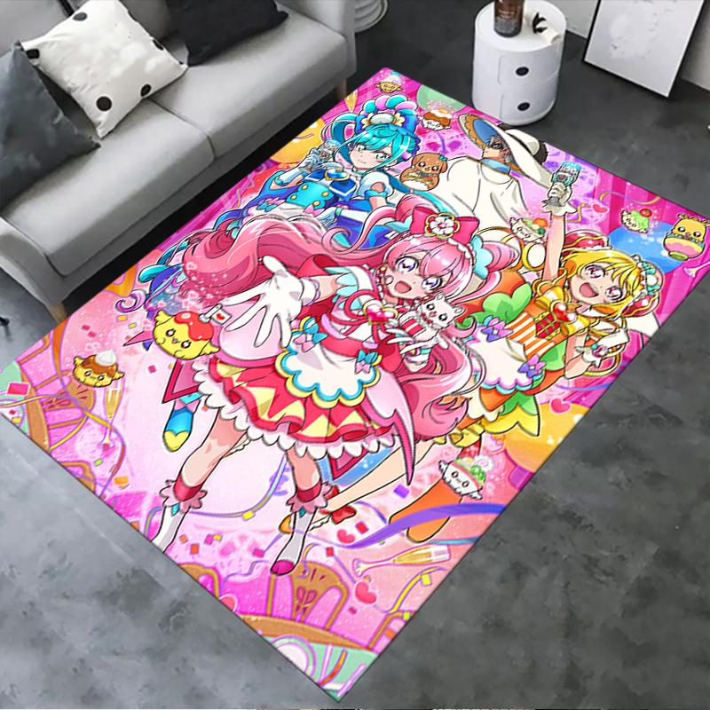 2026 NEW Pretty Cure Carpet Rug for Living Room Bedroom Home Sofa Decoration,Kids play Non-slip Floor Mat