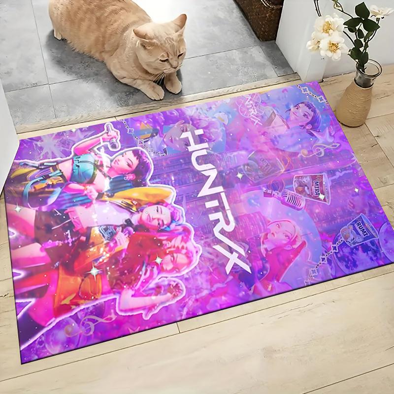 Huntrx Future Dreams Carpet Rug Soft Washable Antislip Home Living Room Sofa Mats Personalized Christmas Rug