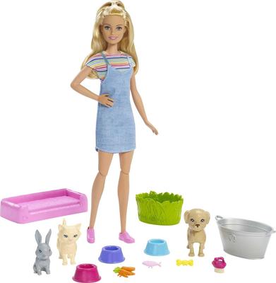 Набор аксессуаров Barbie для ухода за питомцами, для детей от 3 лет (Кукла для переодевания, Набор) (FXH11)