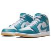 Мужские кроссовки Air Jordan 1 Mid Aquatone White Celestial-Gold DQ8426-400