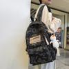 Men's Backpack Women's Large Capacity Bear Printed Backpack Travel Computer Backpack Student School Bag