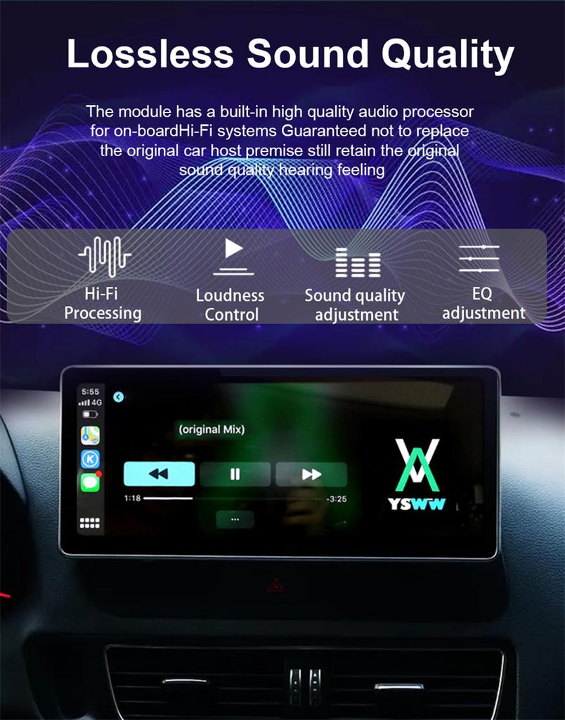 Android 10 Беспроводной для Car-Play Проводной Android Auto Wi-Fi Автомобильный GPS-плеер AI-бокс