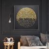 Poster Modern Wall Art Pictures Gold Foil Canvas Oil Paintings Printed Wall Pictures For Living Room Decor Abstract Art Cuadros
