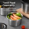 with Lid Food Storage Container Round Crisper Container Fresh Keeping Box  for Kitchen Refrigerator